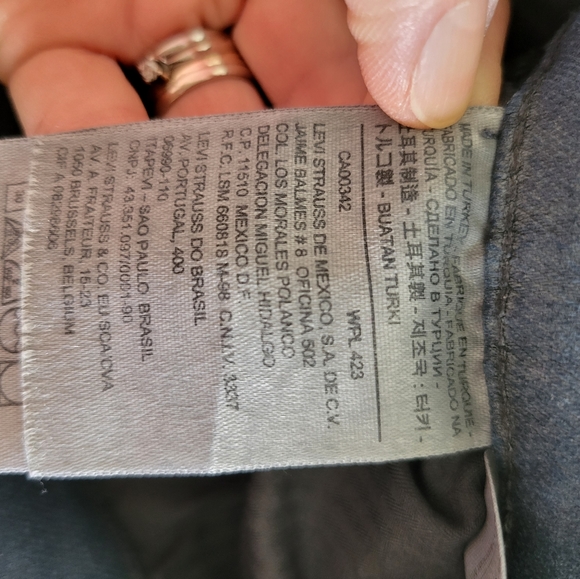 Levi's Women's Super Skinny High Rise Jeggings Size 24 - Picture 9 of 11